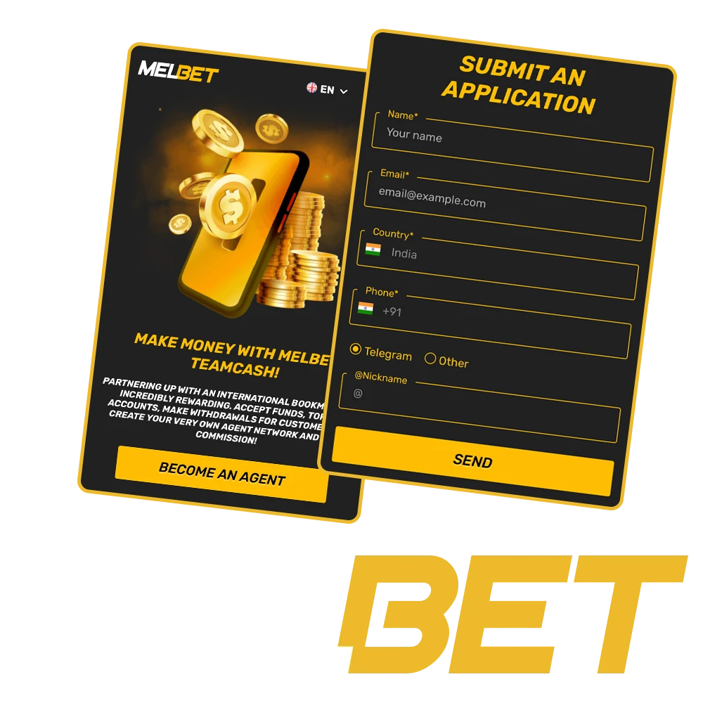 Become a Melbet agent and start earning right now.