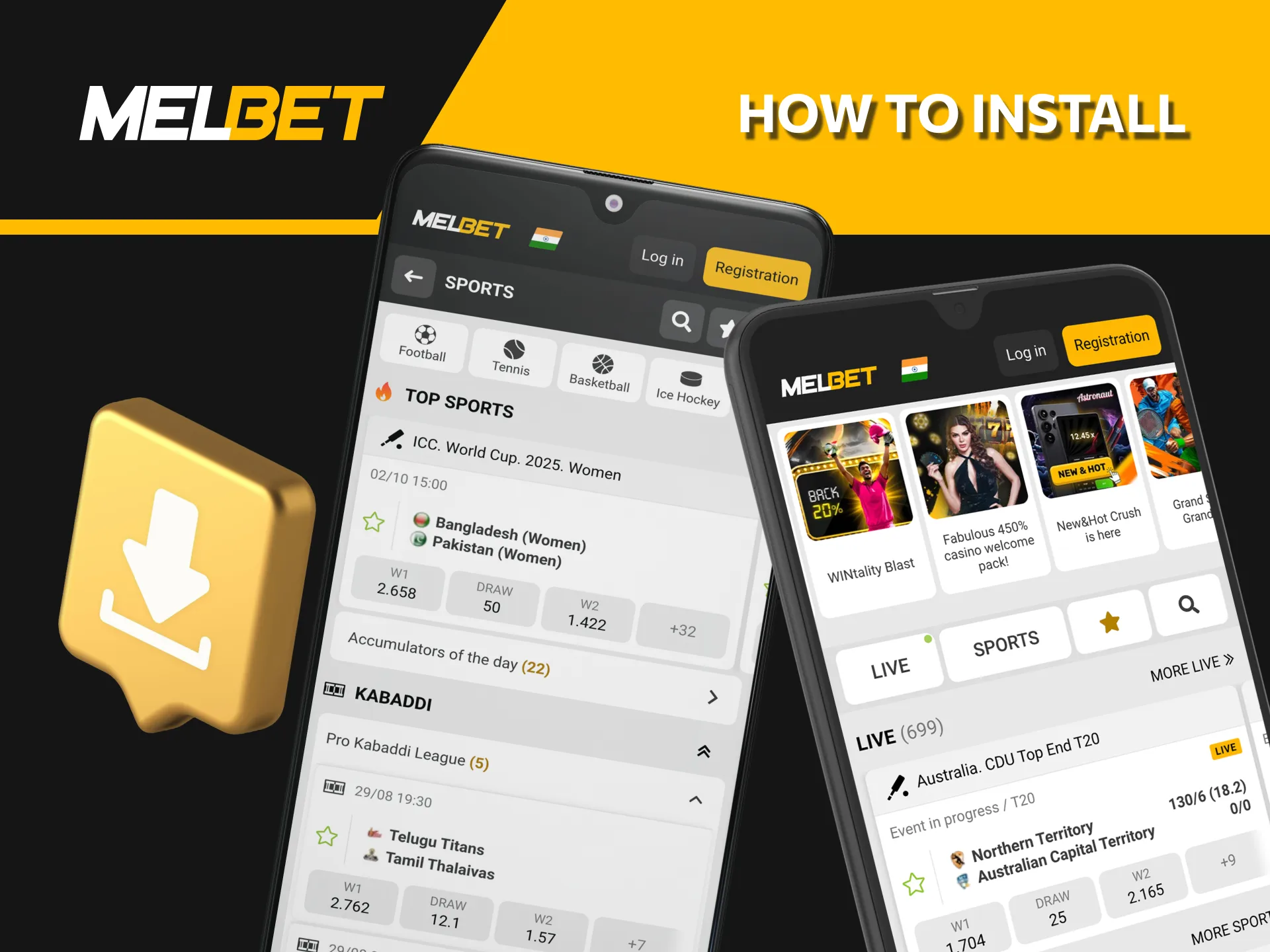 Melbet APK install guide for Android users.